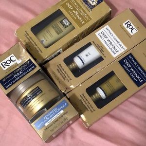 Roc hydration, serum and wrinkle cream